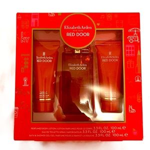 Elizabeth Arden Red Door 3.3oz 3 Piece Fragrance LARGE SET